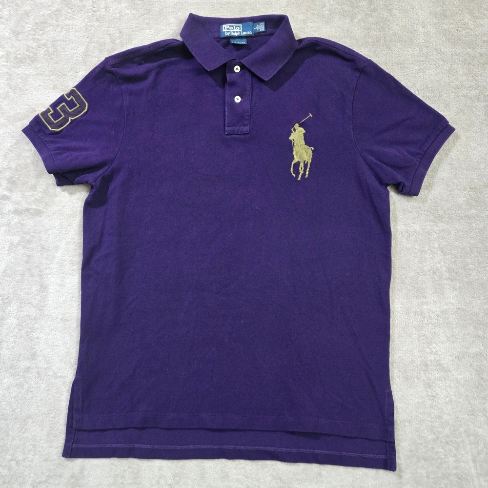 Polo Ralph Lauren Polo‎ Big Pony Shirt Mens Large Rugby Preppy Collegiate Casual